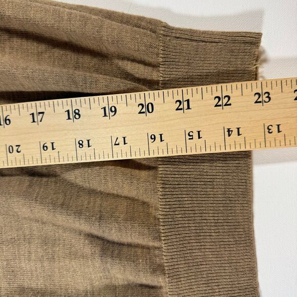 Vintage 80s Lord Jeff Men’s Medium Brown V-Neck Sweater Orlon Wool USA - Picture 7 of 7